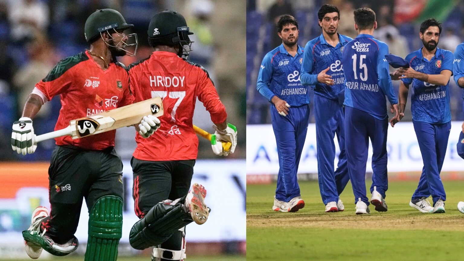 Bangladesh vs Afghanistan Asia Cup livestreaming