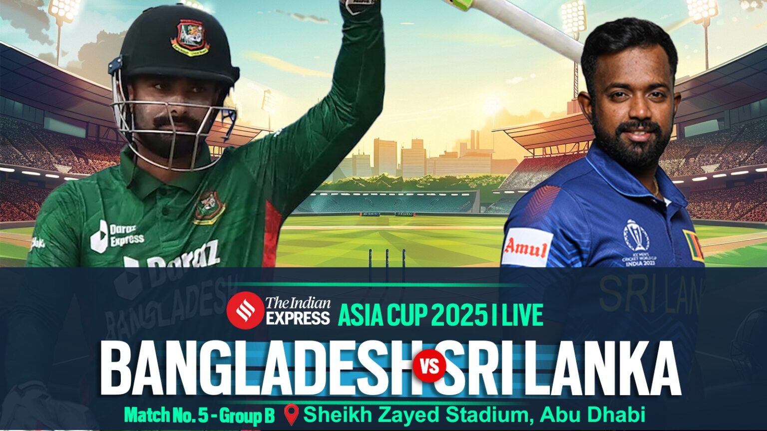 Bangladesh vs Sri Lanka Live Cricket Score