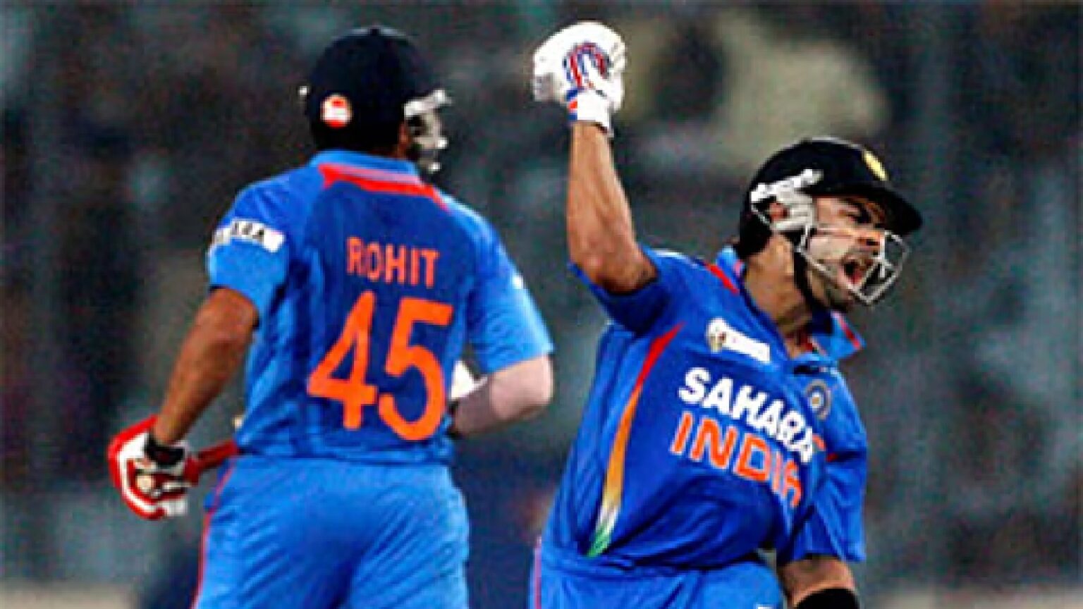 Virat Kohli and Rohit Sharma would mark their arrival as India