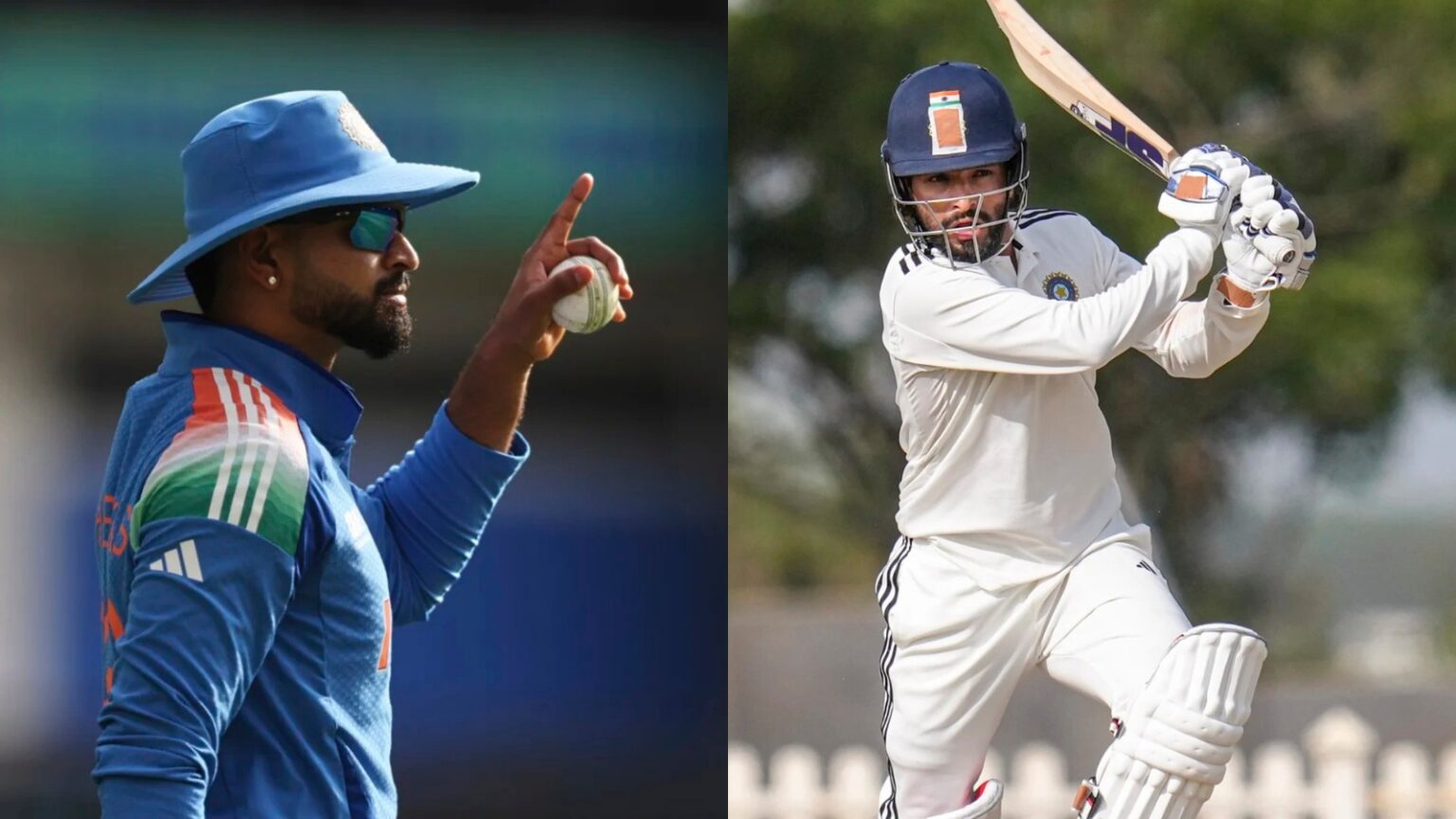 Shreyas Iyer will lead IND A vs AUS A while Rajat Patidar to captain ROI vs Vidarbha in Irani Cup. (Photo: AP/BCCI)