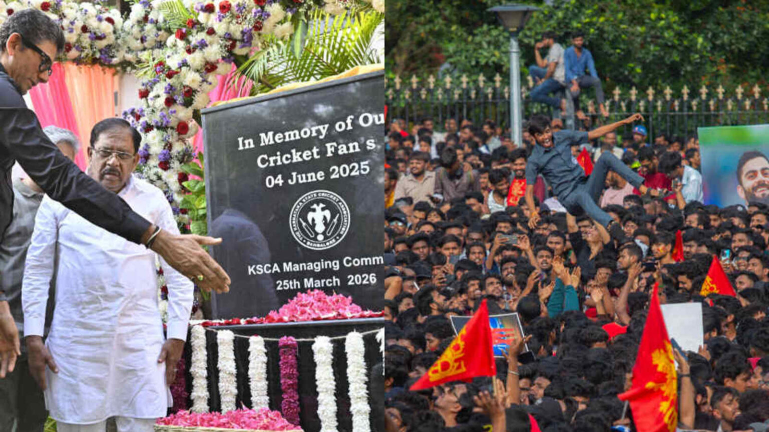 Memorial Established at M. Chinnaswamy Stadium for Stampede Victims Ahead of IPL 2026
